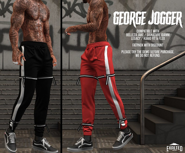 ExalteD - George Jogger {Bell/Sign/Legacy/Kario} Red
