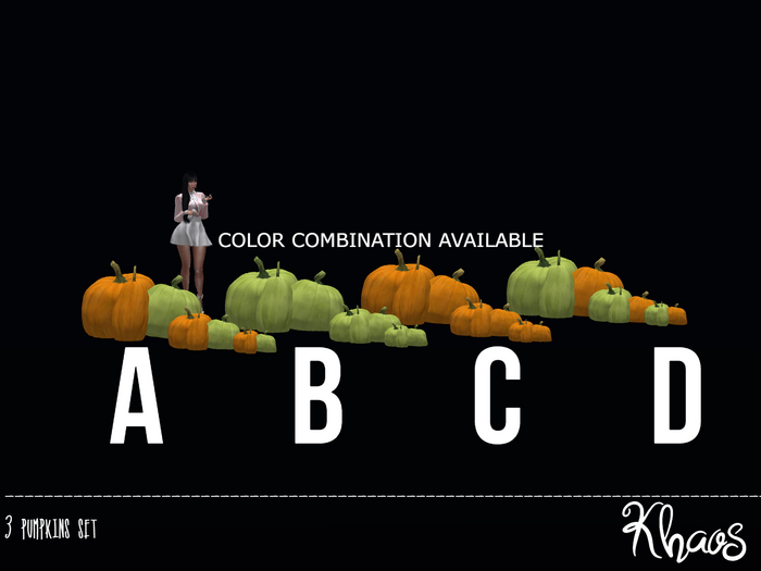 Khaos's pumpkin bunch SET B