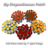 T-Spot Mesh - Mums - Big Chrysanthemum Patch - Full Perm - LI=0.9