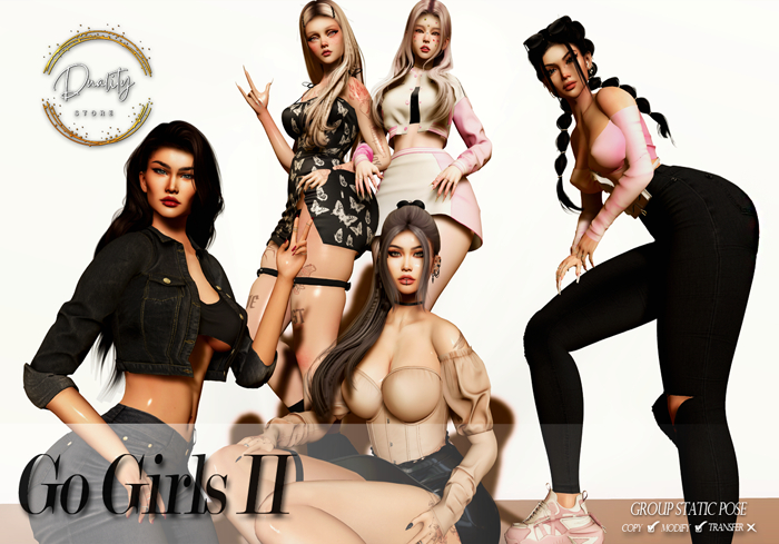 [DSt] Go Girls II - Group Pose [Friends 5]
