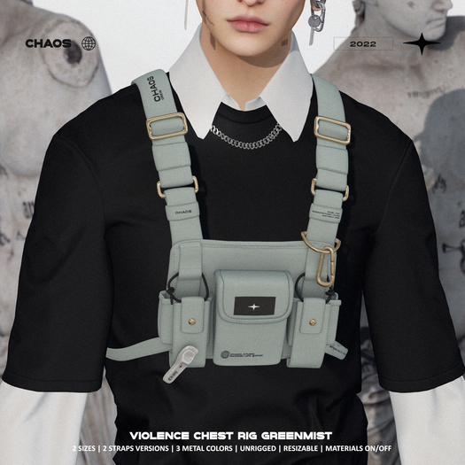 CHAOS. violence chest rig_greenmist