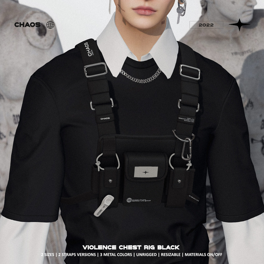 CHAOS. violence chest rig_black