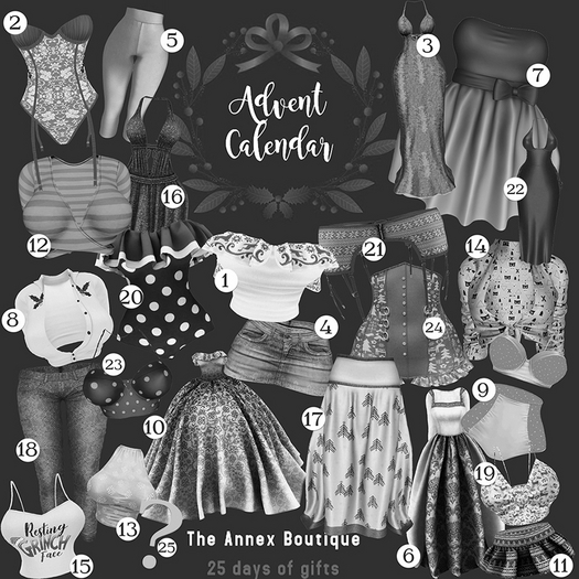 The Annex 2018 Advent Calendar DEMOS