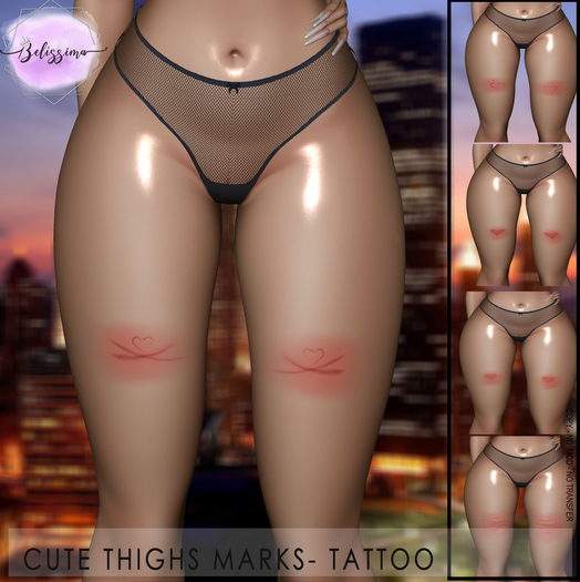 {Belissima} Cute Thighs Marks- Tattoo [BOM]