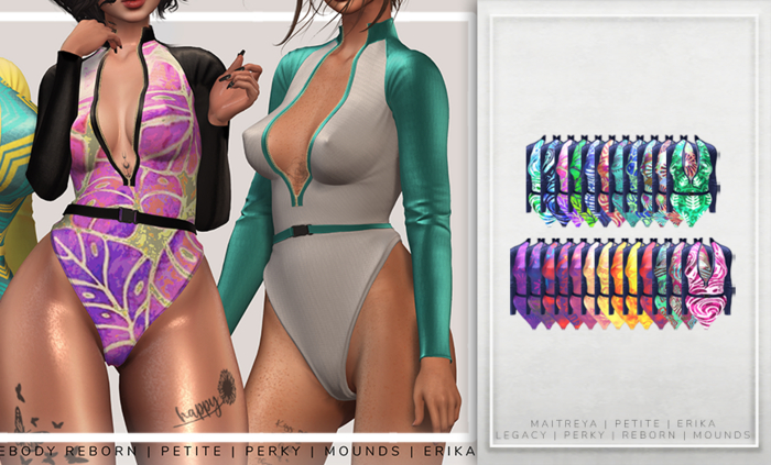 [Aleutia] Keshi Wetsuit -  Batik Patterns