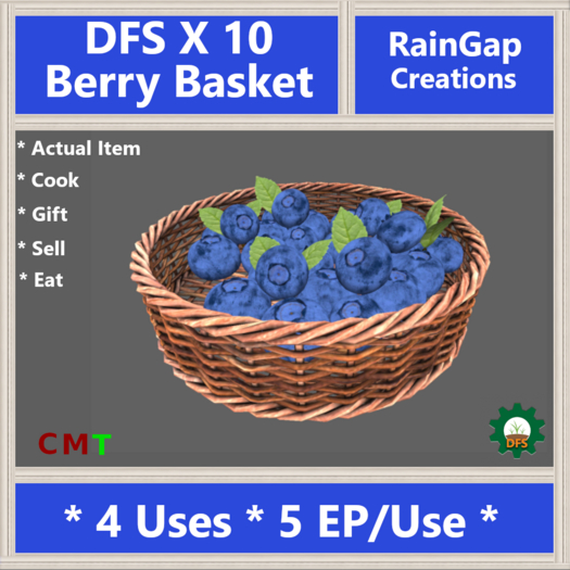 DFS BERRY BASKET X 10 ACTUAL ITEM