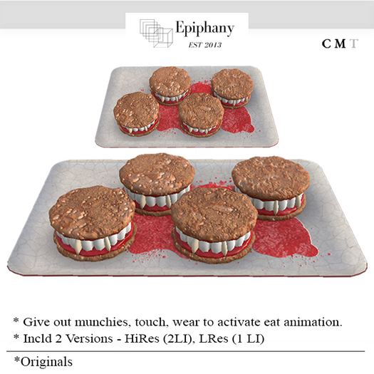 Original Halloween Treats - Fangs Bite Munchies Set (w/ Animation)