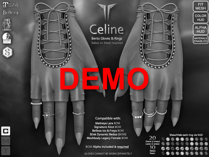 **RE** Celine Gloves & Rings BOM DEMO