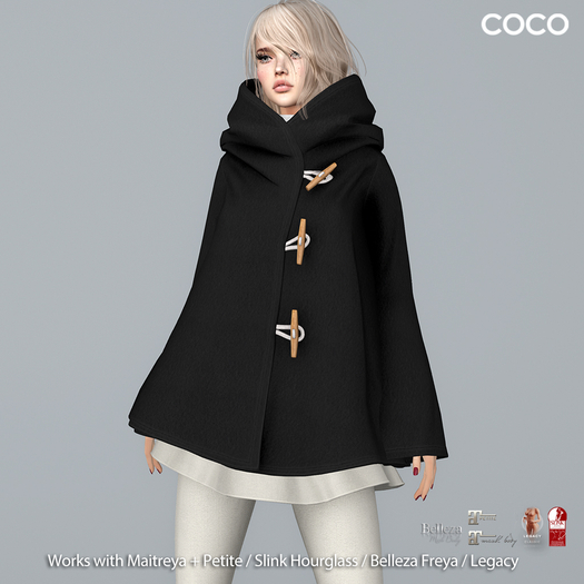 *COCO*_BlanketCoat_Black