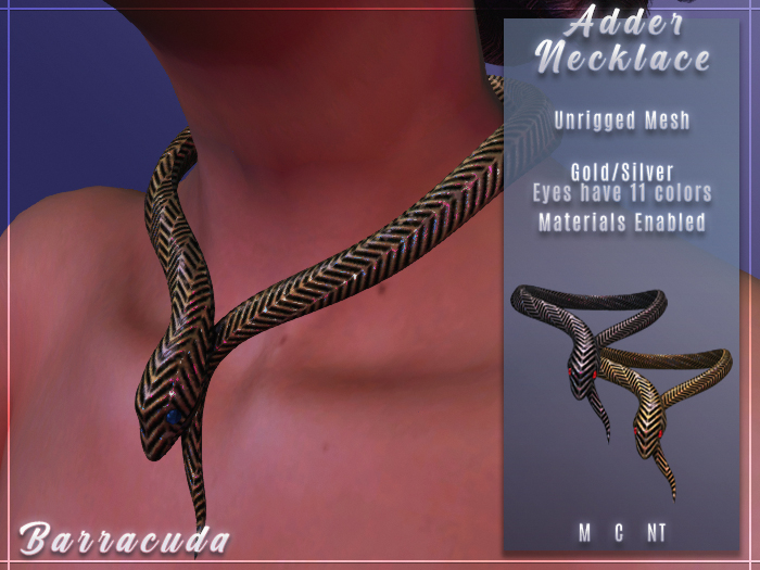Barracuda: Adder Necklace