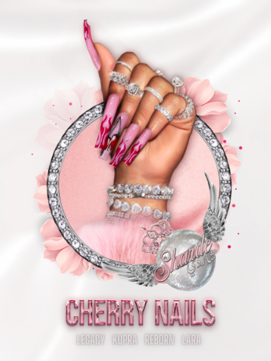 SHARDE $ Cherry Nails