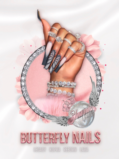 SHARDE $ Butterfly Nails