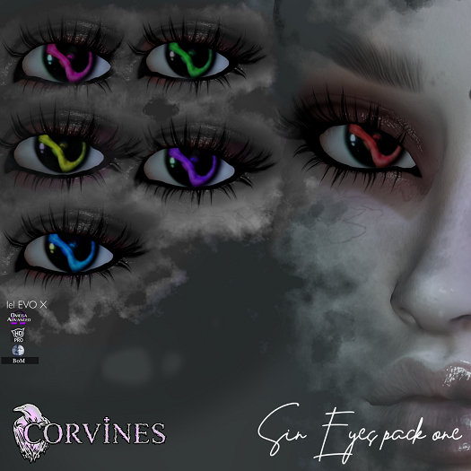 ~Corvines~ Sin Eyes Fatpack~