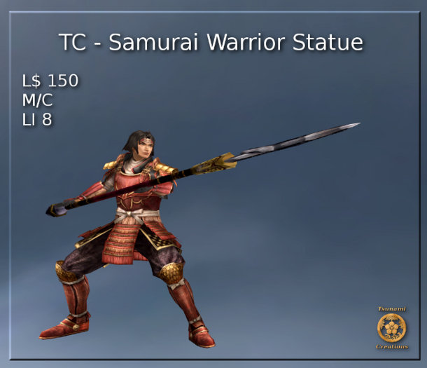 Samurai Warrior Statue 1