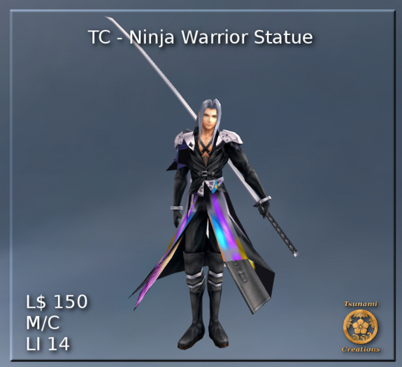 Ninja Warrior Statue