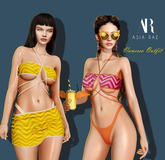 {Asia Rae} Vanessa Outfit {FATPACK}