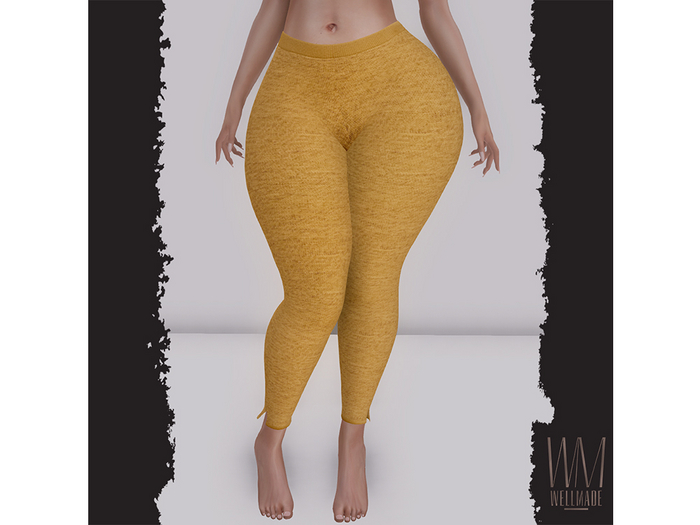 [WellMade] Jan Leggings Yellow