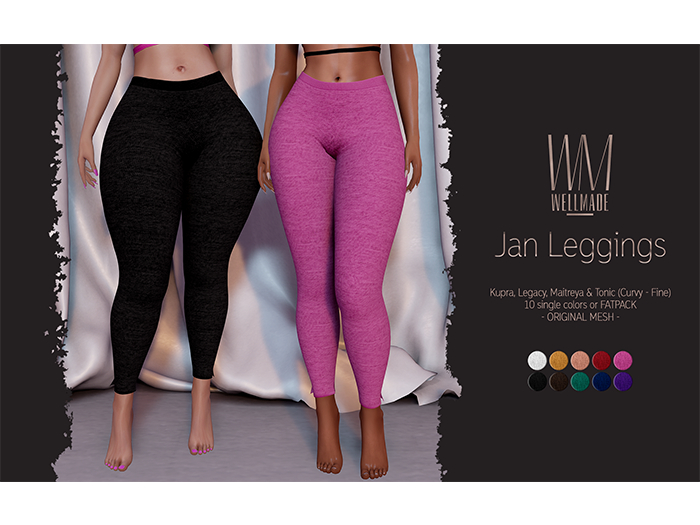 [WellMade] Jan Leggings FATPACK