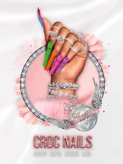 SHARDE $ Croc Nails