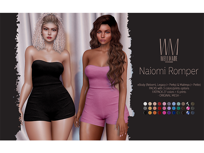 [WellMade] Naiomi Romper FATPACK