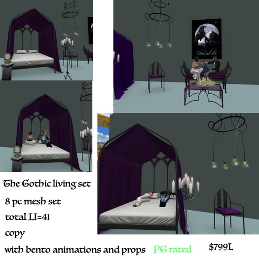 Gothic Living Set for 2-Box-LI=41