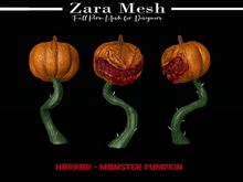 ZM - Horror - Monster Pumpkin - FULL PERM MESH