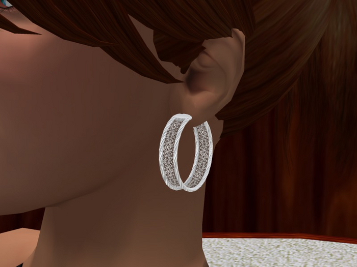 TM Filigree Hoop Earrings - Color Change - Resize - Brightness