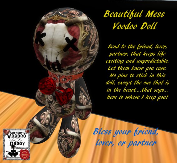 beautiful mess voodoo doll