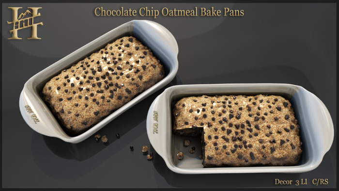 Chef Hill. Chocolate Chip Oatmeal Bake Pans