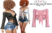 adorsy - Jennifer Top Pink - Maitreya/Legacy-Nerido/Lara Petite/Kupra/Reborn-Juicy