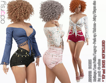 adorsy - Jennifer Shorts Fatpack - Maitreya/Legacy-Nerido/Lara Petite/Kupra/Reborn-Juicy