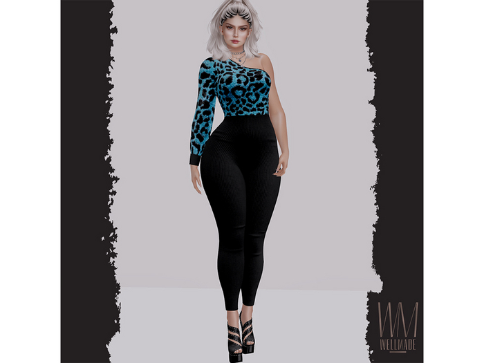 [WellMade] Lu Jumpsuit Blue