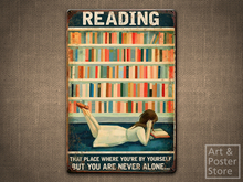 Reading | Metal Style Wall Poster | WWB 