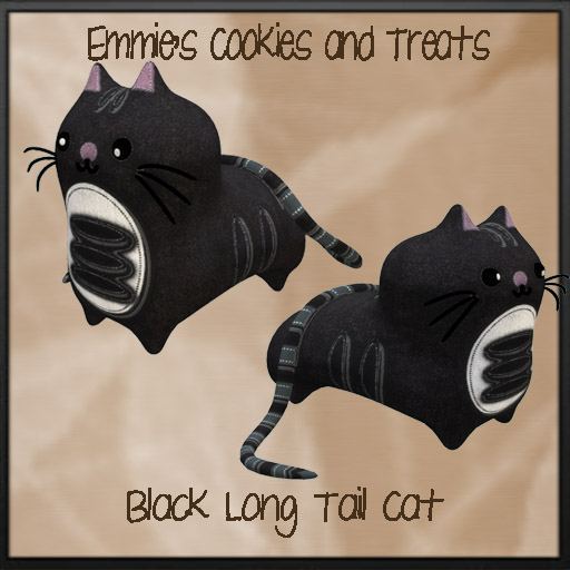 Black Long Tail Cat