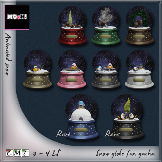 9. MOoH! Snow globe Double trouble  4LI RARE