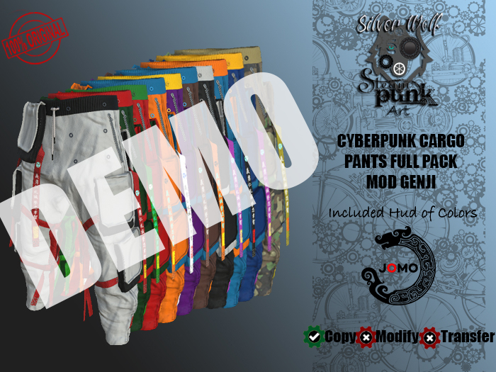 SW - Cyberpunk Cargo Pants Genji Jomo Male Full Pack(Box) DEMO
