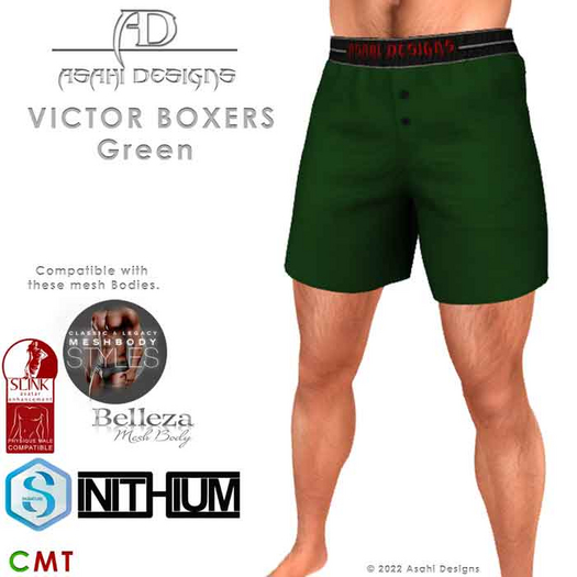 {AD}Victor Boxers - Green 