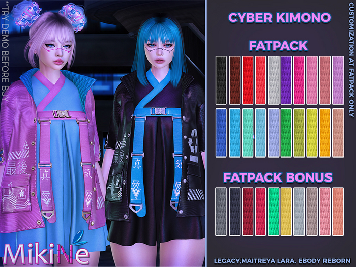 -MikiNe- Cyber Kimono-Fatpack