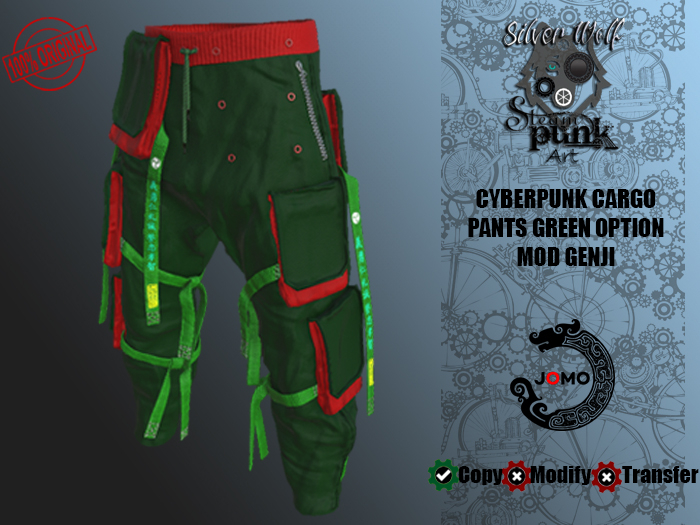 SW - Cyberpunk Cargo Pants Genji Green Jomo Male (Box)
