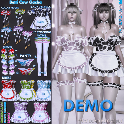 [Provocation] DEMO Betti cow gacha(Fatpack)