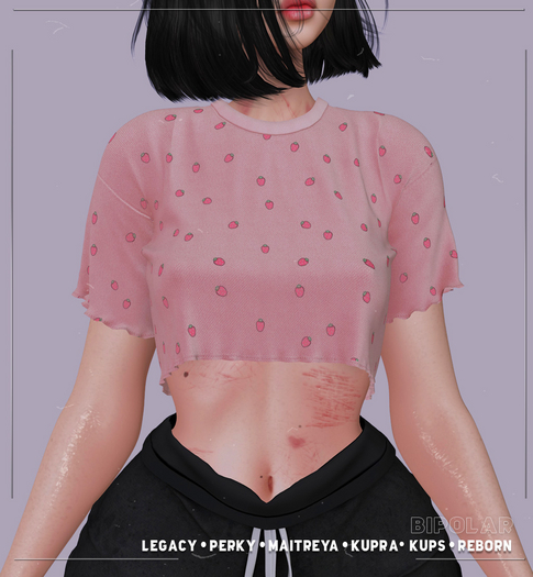 Bipolar - Elis Top - Strawberries