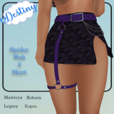 _Destiny_ Spider Web 3 Skirt