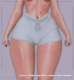 Bipolar - Elis Shorts - White