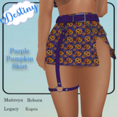 _Destiny_ Purple Pumpkins Skirt