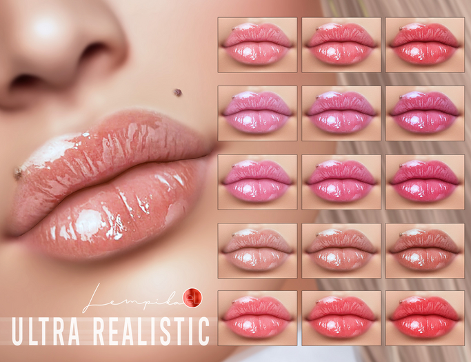Lempika - 15 Lips Ultra Realistic Lelutka Evox #55 -DEMO-