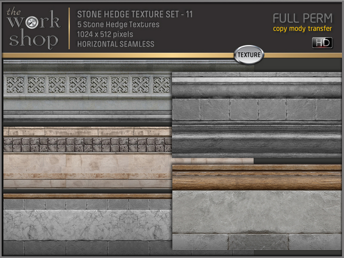 STONE HEDGE TEXTURE SET - 11