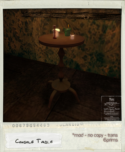 *Rez* Console Table