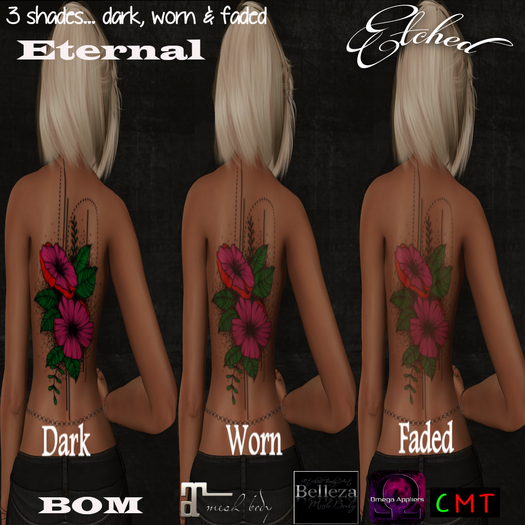 Etched Eternal Tattoo With Appliers