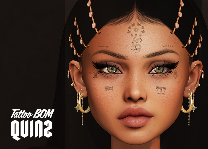 QUINZ Face Tattoo ART BOM