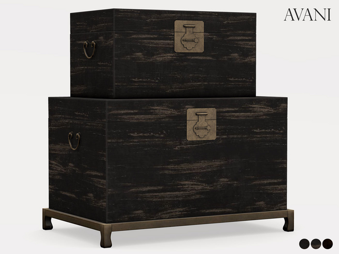 Avani Dato Collection Stacked Trunks Set, All